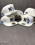 تصویر کلاه کپ فیت بک NY سفید کد271 