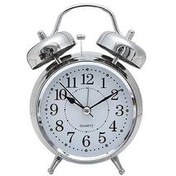 تصویر ساعت رومیزی فلزی زنگ دار کد 001 