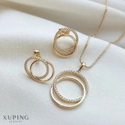 تصویر نیم ست زنانه ژوپینگ طرح طلا 