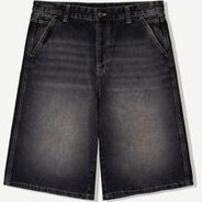 تصویر شلوارک جین شسته شده برشکا اورجینال Bershka 