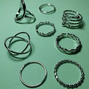 تصویر انگشتر مانیا استیل 