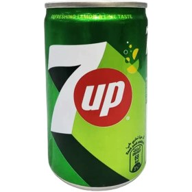 تصویر نوشابه گازدار سون آپ ليمو قوطی 150 ميل Seven Up مدل 7UP Regular Can 