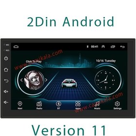 تصویر مانیتور دودین اندروید 7 اینچی ورژن 11 2Din Android مدل MTK 