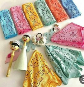 تصویر دستمال حوله ای خرگوشی نانو 