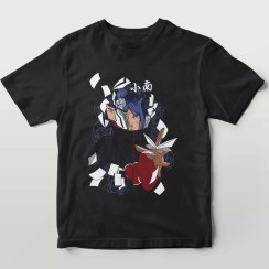 تصویر تیشرت طرح انیمه ناروتو (Naruto) شخصیت ایتاچی اوچیها (Itachi Uchiha) کد ۱۴۴۵ 