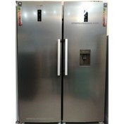 تصویر یخچال فریزر دوقلو 20 فوت کندانسور مخفی امرسان مدل foot twin refrigerator-freezer with hidden-201 نانوپلاس 