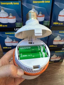 تصویر لامپ شارژی سرپیچی ۳۰وات 