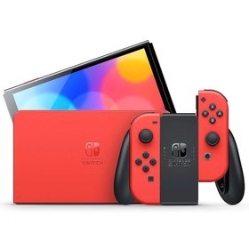 تصویر کنسول بازی Nintendo Switch مدل OLED - نسخه Mario Red Nintendo Switch Oled Mario Red