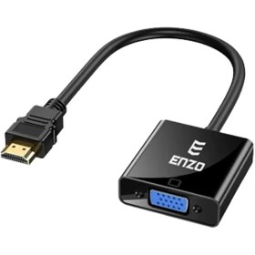 تصویر مبدل HDMI به VGA انزو مدل HD-42 ENZO HD-42 HDMI to VGA Converter