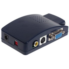 تصویر مبدل S-Video و AV به VGA فرانت Faranet Composite AV/S-Video to VGA Converter