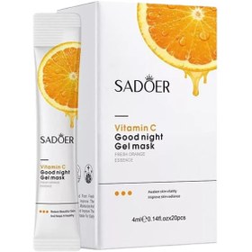 تصویر ماسک خواب ساشه ای ویتامین سی سادور SADOER Vitamin C 