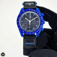 تصویر ساعت مچی سواچ مدل Mission to Neptune جنس برزنت 