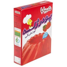 تصویر پودر ژله توت فرنگی ویتامین ث 100 گرمی شیبابا ا Strawberry jelly powder 100 g vitamin C Shibaba Strawberry jelly powder 100 g vitamin C Shibaba