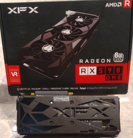 تصویر کارت گرافیک ار ایکس ۵۹۰ سه فن ایکس اف ایکس XFX RX590 XFX 8G OC 3fan