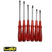 تصویر ست پیچ گوشتی ضربه خور 6 عددی فیرد FREED 