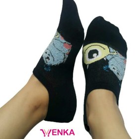 تصویر جوراب کالج کارتونی کد201 