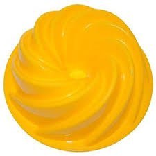 تصویر قالب پلاستیکی ژله و دسر طرح پیچ 