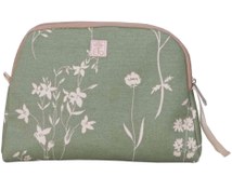 تصویر کیف پوشک کنفی گلدار سبز الا ELA 