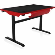 تصویر میز گیمینگ Gaming Desk TITAN RGB Red Gaming Desk TITAN RGB