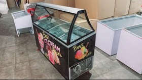 تصویر تاپینگ فریزر بستنی ۷ لگنه 