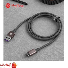 تصویر کابل میکرو یو اس بی پرووان مدل PD01 طول 1 متر ا ProOne PD01 microUSB Cable 1m 