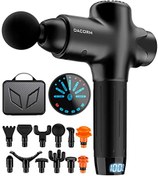 تصویر ماساژور تفنگی DACORM مدل Y8 Pro Max با ۱۲ سری و صفحه نمایش لمسی 