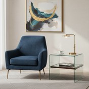 تصویر عسلی یا پاتختی با طبقه آینه ای 