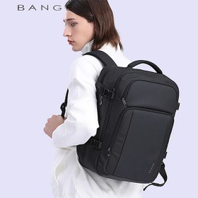 تصویر کوله پشتی لپ تاپ بنج مدل 7690 مناسب برای لپ تاپ 15.6 اینچی Bange laptop backpack model 7690 suitable for 15.6 inch laptop