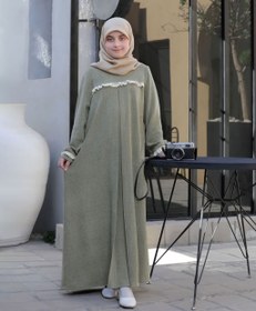 تصویر عبا پاییزه محیا - کرم / 3 