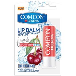 تصویر بالم لب نرم و براق‌کننده آلبالو 16 گرم کامان Plum Soft and Glossy Lip Balm 16g comeon