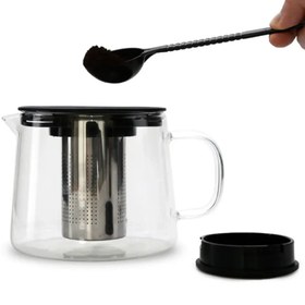 تصویر قوری پیرکس 1 لیتری طرح ایکیا 