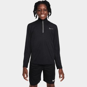 تصویر پلوشرت تنیس پسرانه نایک Nike Dri-FIT Poly- مشکی 