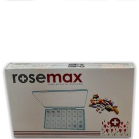 تصویر جعبه نگهداری قرص هفتگی و روزانه رز مکس Rose Max Weekly & Daily Pill Organizer Tray