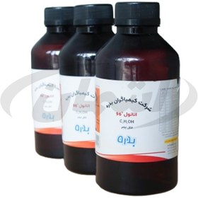 تصویر الکل (اتانول) 96 درصد پت قهوه‌ای یک لیتری تلخ 