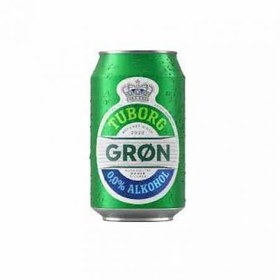 تصویر نوشیدنی آبجو توبورگ سبز 330 میلی لیتر بدون الکل tuborg gron 