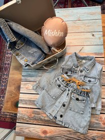 تصویر کت و دامن جین 