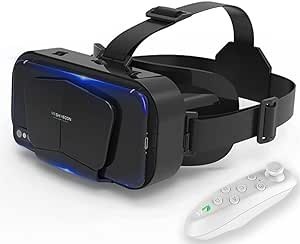 VR Glasses, VR Headset Compatible with i-Phone & Android - Universal  Virtual Reality Goggles for Kids & Adults - Your Best Mobile Games Movies,  2K