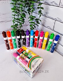 تصویر ماژیک وایتبرد 12 رنگ UNI.1 