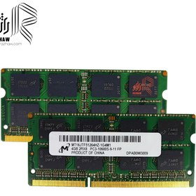 تصویر رم لپ تاپ میکرون 4 گیگابایت DDR3 با فرکانس 1333 مگاهرتز 