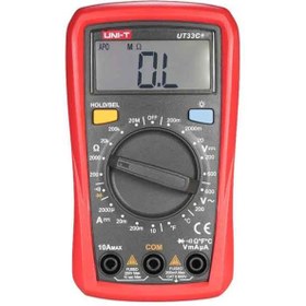 تصویر مولتی متر دیجیتال برند یونیتی مدل +UT33C UNIT UT33C+ Multimeter