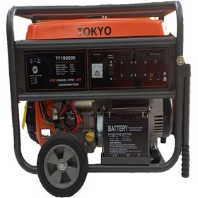 تصویر موتور برق بنزینی توکیو TOKYO ظرفیت 8KW استارتی 