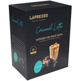 تصویر کپسول لپرسو دولچه گوستو Lepresso LPCDGCRL dolce gusto 16pcs caramel latte 