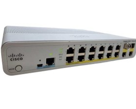 تصویر سوییچ سیسکو مدل WS-C2960C-12PC-L استوک Switch CISCO WS-C2960C-12PC-L stock