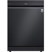 تصویر ماشین ظرفشویی ال جی مدل DFC287HMS ظرفیت ۱۴ نفر مبله رنگ دودی مات 