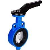 تصویر شیر پروانه‌ای ویفری اهرمی میراب PN16 | راهنمای خرید 