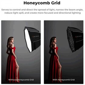 تصویر اکتاباکس کی اند اف سایز K&F Octagonal Softbox 55cm 