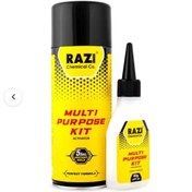 تصویر چسب 123 رازی مدل فیکس حجم 400 میلی لیتر 