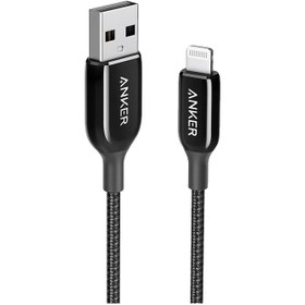 تصویر کابل USB-A به لایتنینگ انکر مدل A8822 طول 90 سانتی‌‌متر ا Anker A8822 PowerLine+ III USB-A To Lightning Cable 0.9m Anker A8822 PowerLine+ III USB-A To Lightning Cable 0.9m