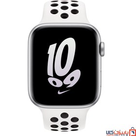 تصویر ساعت مچی هوشمند اپل واچ سری 2022 SE اندازه 44 میلیمتر آلومینیومی بند نایک ا Apple Watch SE 2 44mm(ارسال فوری) 