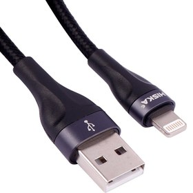 تصویر کابل آیفونی فست شارژ Hiska LX-830 5A 1m Hiska LX-830 5A 1m Lightning Cable